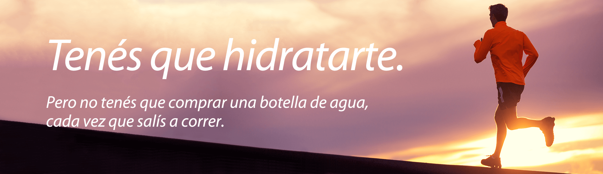 Tenés que hidratarte.